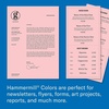 image:imageHammermill Colored Paper 20 lb Lilac Printer Paper 85 x 111 Ream 500 Sheets  Made in the USA Pastel Paper 102269CPink