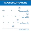 image:imageHammermill Paper Fore Multipurpose Paper 85x11 Letter 24lb 96 Bright  1 Pallet  32 Cartons  160000 Sheets 103283P10 Ream  5000 Sheets