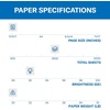 image:imageHammermill Printer Paper 20lb Tidal Copy Paper 85 x 111 Pallet 40 Cartons 200000 Sheets 162008PExpress Pack  2500 Sheets