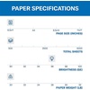 image:imageHammermill Printer Paper Fore Multipurpose 20 lb Copy Paper 11 x 17  5 Ream 2500 Sheets  96 Bright Made in the USA 103192C1 Ream  500 Sheets