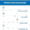 image:imageHammermill Printer Paper Fore Multipurpose 20 lb Copy Paper 11 x 17  5 Ream 2500 Sheets  96 Bright Made in the USA 103192C1 Ream  500 Sheets