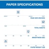 image:imageHammermill Printer Paper Fore Multipurpose 20 lb Copy Paper 11 x 17  5 Ream 2500 Sheets  96 Bright Made in the USA 103192C10 Ream  5000 Sheets