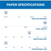 image:imageHammermill Printer Paper Fore Multipurpose 20 lb Copy Paper 11 x 17  5 Ream 2500 Sheets  96 Bright Made in the USA 103192CPallet  200k Sheets