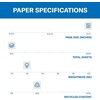 image:imageHammermill Printer Paper Great White 30 Recycled Paper 85 x 1192 Bright Made in the USA  1 Pallet 40 Cases 200000 Sheets1 Ream  500 Sheets