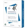 image:imageHammermill Printer Paper Great White 30 Recycled Paper 85 x 1192 Bright Made in the USA  1 Pallet 40 Cases 200000 Sheets1 Ream  500 Sheets