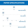 image:imageHammermill Printer Paper Great White 30 Recycled Paper 85 x 1192 Bright Made in the USA  1 Pallet 40 Cases 200000 Sheets1 Ream  500 Sheets