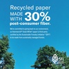 image:imageHammermill Printer Paper Great White 30 Recycled Paper 85 x 1192 Bright Made in the USA  1 Pallet 40 Cases 200000 Sheets1 Ream  500 Sheets