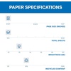 image:imageHammermill Printer Paper Great White 30 Recycled Paper 85 x 1192 Bright Made in the USA  1 Pallet 40 Cases 200000 Sheets1 Ream  500 Sheets