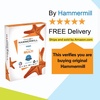 image:imageHammermill Printer Paper Premium Inkjet amp Laser Paper 24 Lb 85 x 111 Ream 500 Sheets  97 Bright Made in the USA 166140R5 Ream  2500 Sheets