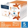 image:imageHammermill Printer Paper Premium Inkjet amp Laser Paper 24 Lb 85 x 111 Ream 500 Sheets  97 Bright Made in the USA 166140R5 Ream  2500 Sheets