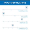 image:imageHammermill Printer Paper Premium Laser Print 24 lb 85 x 115 Ream 2500 Sheets  98 Bright Made in the USA 104640C1 Ream  500 Sheets