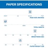 image:imageHammermill Printer Paper Premium Laser Print 24 lb 85 x 115 Ream 2500 Sheets  98 Bright Made in the USA 104640C1 Ream  500 Sheets Pack of 10