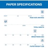 image:imageHammermill Printer Paper Premium Laser Print 24 lb 85 x 115 Ream 2500 Sheets  98 Bright Made in the USA 104640C1 Ream  500 Sheets Pack of 2