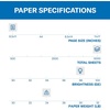 image:imageHammermill Printer Paper Premium Laser Print 24 lb 85 x 115 Ream 2500 Sheets  98 Bright Made in the USA 104640C10 Ream  5000 Sheets