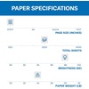 image:imageHammermill Printer Paper Premium Laser Print 24 lb 85 x 115 Ream 2500 Sheets  98 Bright Made in the USA 104640C5 Ream  2500 Sheets