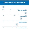 image:imageHammermill Printer Paper Premium Laser Print 24 lb 85 x 115 Ream 2500 Sheets  98 Bright Made in the USA 104640C8 Ream  4000 Sheets
