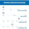 image:imageHammermill Printer Paper Premium Multipurpose Paper 24 lb 85 x 115 Ream 2500 Sheets  97 Bright Made in the USA 105810C1 Ream  500 Sheets