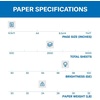 image:imageHammermill Printer Paper Premium Multipurpose Paper 24 lb 85 x 115 Ream 2500 Sheets  97 Bright Made in the USA 105810C5 Ream  2500 Sheets