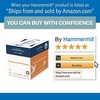 image:imageHammermill Printer Paper Premium Multipurpose Paper 24 lb 85 x 115 Ream 2500 Sheets  97 Bright Made in the USA 105810CPallet  200k Sheets
