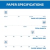 image:imageHammermill Printer Paper Premium Multipurpose Paper 24 lb 85 x 115 Ream 2500 Sheets  97 Bright Made in the USA 105810CPallet  200k Sheets