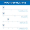 image:imageHammermill Printer Paper Tidal 20 lb Copy Paper 85 x 111 Ream 500 Sheets  92 Bright Made in the USA