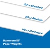 image:imageHammermill White Cardstock 110 lb 85 x 11 White Cardstock 5 Ream 1000 Sheets  Thick Card Stock Made in the USA 168400CLetter 85x11
