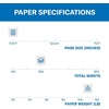 image:imageHammermill White Cardstock 110 lb 85 x 11 White Cardstock 5 Ream 1000 Sheets  Thick Card Stock Made in the USA 168400CLetter 85x11