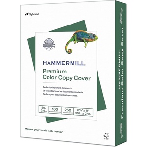 image:imageHammermill Cardstock Premium Color Copy Cover 80 lb 85 x 118 Pack 2000 Sheets  100 Bright Made in the USA Card Stock 120023C1 Pack  250 Sheets