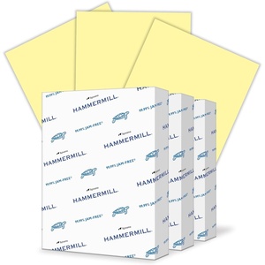 image:imageHammermill Colored Paper 20 lb Lilac Printer Paper 85 x 111 Ream 500 Sheets  Made in the USA Pastel Paper 102269CYellow