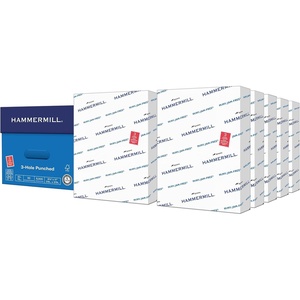 image:imageHammermill Printer Paper 20 lb Copy Paper 3 Hole  1 Pallet 40 Cases 200000 Sheets  92 Bright Made in the USA10 Ream  5000 Sheets