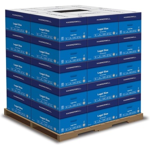 image:imageHammermill Printer Paper 20 lb Copy Paper 3 Hole  1 Pallet 40 Cases 200000 Sheets  92 Bright Made in the USA85x14 10 Ream Pallet  150K Sheets