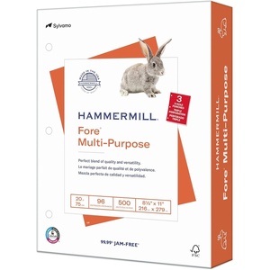 image:imageHammermill Printer Paper Fore Multipurpose 20 lb Copy Paper 11 x 17  5 Ream 2500 Sheets  96 Bright Made in the USA 103192C1 Ream  500 Sheets