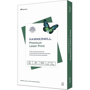 image:imageHammermill Printer Paper Premium Laser Print 28 lb 85 x 111 Ream 500 Sheets  98 Bright Made in the USA 125534RLedger 11x17