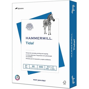 image:imageHammermill Printer Paper Tidal 20 lb Copy Paper 85 x 111 Ream 500 Sheets  92 Bright Made in the USA