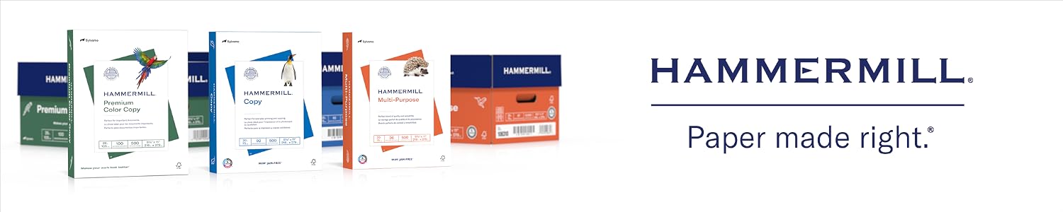 Hammermill: Multipurpose Paper for Office, School & Home,Trusted Paper Quality for Work, Learning & Creativity